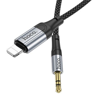 Аудіо кабель Aux Hoco UPA26 Fresh Lightning to 3.5mm (1m) Black