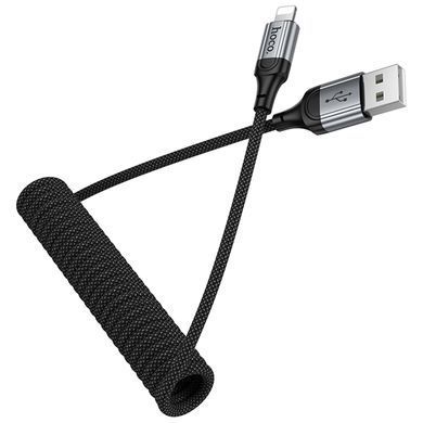 Дата кабель Hoco X121 Nuevo USB to Lightning 2.4A (1.5m) Black