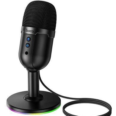 Микрофон всенаправленный для гейминга Hoco L25 Bright USB Black