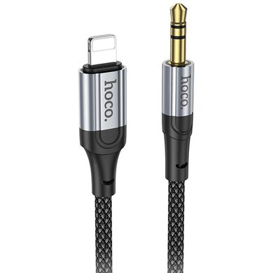 Аудио кабель Aux Hoco UPA26 Fresh Lightning to 3.5mm (1m) Black