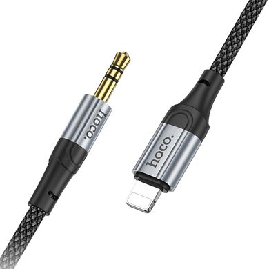 Аудио кабель Aux Hoco UPA26 Fresh Lightning to 3.5mm (1m) Black