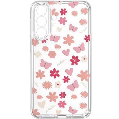 Чохол TPU Clear Joy для Samsung Galaxy A07 Butterfly Garden