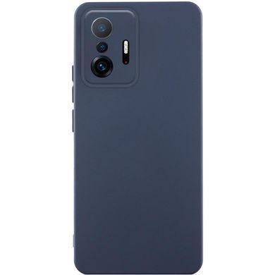 Чехол Silicone Cover Lakshmi Full Camera (AAA) для Xiaomi 11T / 11T Pro Темно-синий / Midnight blue