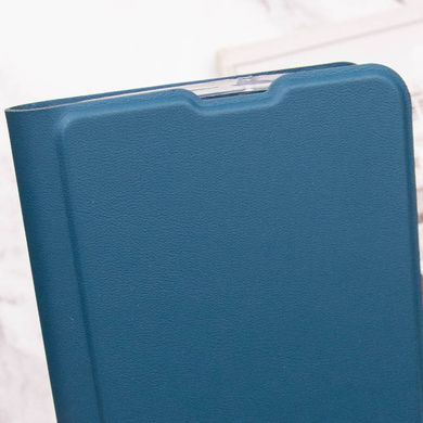 Кожаный чехол книжка GETMAN Elegant (PU) для TECNO Camon 19 Pro Синий