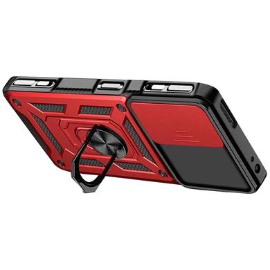 Ударопрочный чехол Camshield Serge Ring для Xiaomi Poco F4 GT Красный