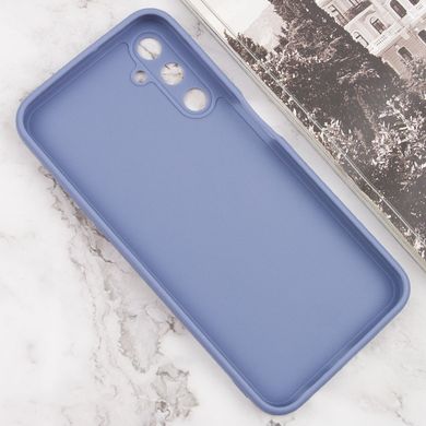 Силиконовый чехол Candy Full Camera для Samsung Galaxy M54 5G Голубой / Mist blue