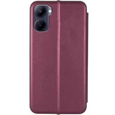 Кожаный чехол (книжка) Classy для Realme C33 Бордовый
