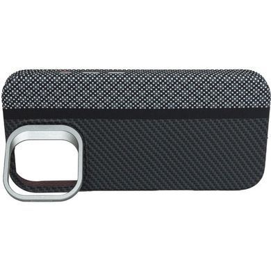 TPU чохол Pixel Craft with Magnetic Fit для Apple iPhone 17 (6.3") Carbon Line