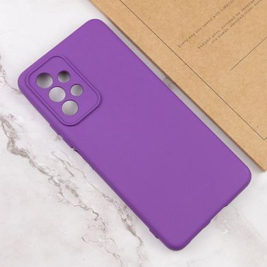 Чехол Silicone Cover Lakshmi Full Camera (A) для Samsung Galaxy A23 4G Фиолетовый / Purple