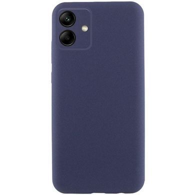 Чехол TPU GETMAN Liquid Silk Full Camera для Samsung Galaxy A06 Синий / Midnight Blue