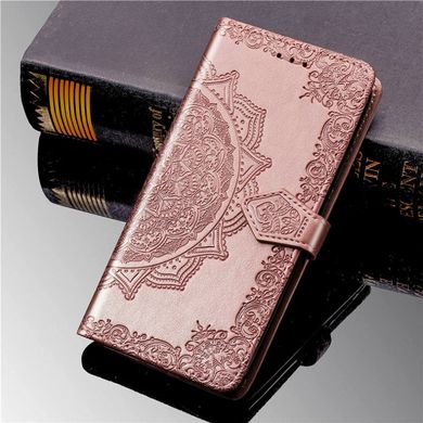 Шкіряний чохол (книжка) Art Case з візитницею для ZTE Blade V2020 Smart Рожевий