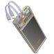 Портативное зарядное устройство Power Bank Hoco J104 Discovery Edition 22.5W with cable 10000 mAh Gray фото 1