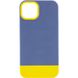 Чохол TPU+PC Bichromatic для Apple iPhone 11 (6.1") Blue / Yellow фото 1