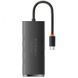 Переходник HUB Baseus Lite Series 4in1 (Type-C to 4xUSB 3.0) 25cm (WKQX03) Black фото 2