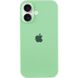 Чехол Silicone Case Full Protective (AA) для Apple iPhone 16 (6.1") Зеленый / Pistachio