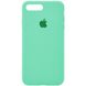Чохол Silicone Case Full Protective (AA) для Apple iPhone 7 plus / 8 plus (5.5") Зелений / Spearmint