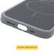 Чехол PC Textile Hybrid with Magnetic Fit для Apple iPhone 15 Pro (6.1") Grey / Black фото 5
