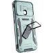 Ударопрочный чехол Camshield Army Ring для Xiaomi Redmi 10C Зеленый / Light Green фото 4