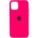 Чохол Silicone Case Full Protective (AA) для Apple iPhone 12 Pro / 12 (6.1") Рожевий / Barbie pink фото 1