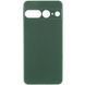 Чехол TPU GETMAN Liquid Silk Full Camera для Google Pixel 7 Pro Зеленый / Dark green