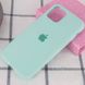 Чехол Silicone Case Full Protective (AA) для Apple iPhone 11 Pro Max (6.5") Бирюзовый / Turquoise фото 2