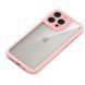 TPU чехол Transparent + Colour 1,5mm для Apple iPhone 16 Pro (6.3") Pink фото 3