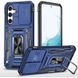 Ударопрочный чехол Camshield Army Ring для Samsung Galaxy S22 Синий / Navy