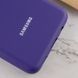 Чехол Silicone Cover Full Protective (AA) для Samsung Galaxy A02 Фиолетовый / Purple фото 5