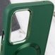 TPU чехол Bonbon Metal Style with MagSafe для OnePlus 9 Pro Зеленый / Army Green фото 6