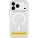 Чехол PC Matte Color with Magnetic Fit для Apple iPhone 16 Pro (6.3") White