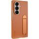 Уценка Кожаный чехол Leather Case (AAA) with stand для Samsung Galaxy Z Fold7 Вскрытая упаковка / Tan