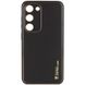 Кожаный чехол Xshield для Samsung Galaxy S24 Черный / Black фото 1
