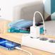МЗП Borofone BN7 PD20W+QC3.0 (1USB-A/1C) + кабель Type-C to Lightning White фото 7