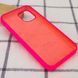 Чехол Silicone Case Full Protective (AA) для Apple iPhone 12 Pro / 12 (6.1") Розовый / Barbie pink фото 3