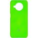 Чохол Silicone Cover My Color Full Protective (A) для Xiaomi Mi 10T Lite / Redmi Note 9 Pro 5G Салатовий / Neon green фото 1