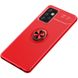 TPU чехол Deen ColorRing под магнитный держатель (opp) для Samsung Galaxy A72 4G / A72 5G Красный / Красный фото 1