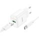 СЗУ Hoco C140A Smart QC3.0 (1USB/3A) + Type-C White фото 2
