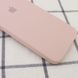 Чохол Silicone Case Square Full Camera Protective (AA) для Apple iPhone 7 plus / 8 plus (5.5") Рожевий / Pink Sand фото 2