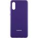 Чехол Silicone Cover Full Protective (AA) для Samsung Galaxy A02 Фиолетовый / Purple фото 1