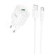 СЗУ Hoco C140A Smart QC3.0 (1USB/3A) + Type-C White фото 1