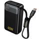 Портативний ЗП Power Bank Hoco Q53 Skillful PD65W 12000 mAh Black фото 1