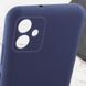 Чехол TPU GETMAN Liquid Silk Full Camera для Samsung Galaxy A06 Синий / Midnight Blue фото 4