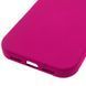 Чехол Silk Full Protective (AA) NO LOGO для Apple iPhone 17 Pro (6.3") Красный / Rose Red фото 5