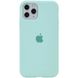 Чехол Silicone Case Full Protective (AA) для Apple iPhone 11 Pro Max (6.5") Бирюзовый / Turquoise фото 1