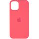 Чехол Silicone Case (AA) для Apple iPhone 12 Pro Max (6.7") Розовый / Hot Pink фото 1