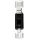 Флеш-накопитель T&G 009 Star Series 2in1 USB 3.0 (USB-A/C) &mdash; 128GB Черный фото 1