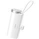 Портативне ЗП Power Bank WIWU W026 Type-C з БЗП 15W 5000 mAh White фото 1