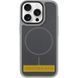 Чехол PC Textile Hybrid with Magnetic Fit для Apple iPhone 15 Pro (6.1") Grey / Black фото 2