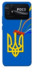 Чехол itsPrint Квітучий герб для Xiaomi Poco C40