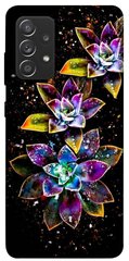 Чохол itsPrint Flowers on black для Samsung Galaxy A72 4G / A72 5G
